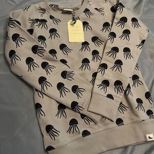 Turtledove London Jellyfish Print Sweatshirt